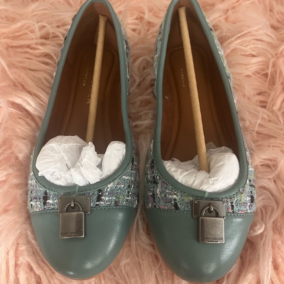 Kurt Geiger Multicolor Tweed Flats - Picture 2 of 10